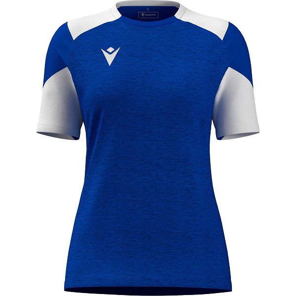 Macron Glory Sphinx Shirt Korte Mouw Dames - Royal / Wit