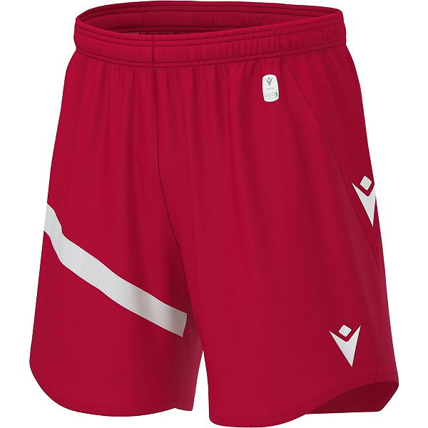 Macron Shen Eco Short Kinderen - Rood / Wit