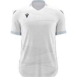 Présentation: Macron Wyvern Eco Maillot À Manches Courtes Hommes - Blanc / Noir