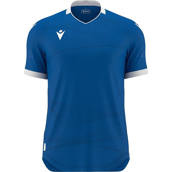 Macron Wyvern Eco Shirt Korte Mouw Heren - Royal / Wit
