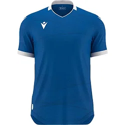 Macron Wyvern Eco Maillot À Manches Courtes Hommes - Royal / Blanc