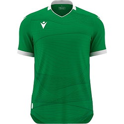 Macron Wyvern Eco Maillot À Manches Courtes Hommes - Vert / Blanc