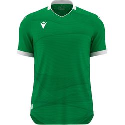 Voorvertoning: Macron Wyvern Eco Shirt Korte Mouw Heren - Groen / Wit