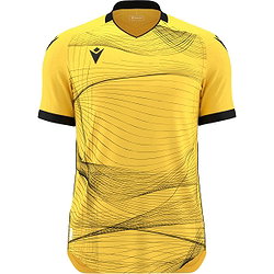 Macron Wyvern Eco Maillot À Manches Courtes Hommes - Jaune / Noir