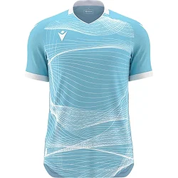 Macron Wyvern Eco Maillot À Manches Courtes Hommes - Columbia / Blanc