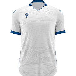 Macron Wyvern Eco Maillot À Manches Courtes Enfants - Blanc / Royal