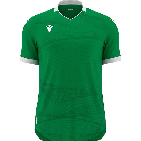 Macron Wyvern Eco Shirt Korte Mouw Kinderen - Groen / Wit