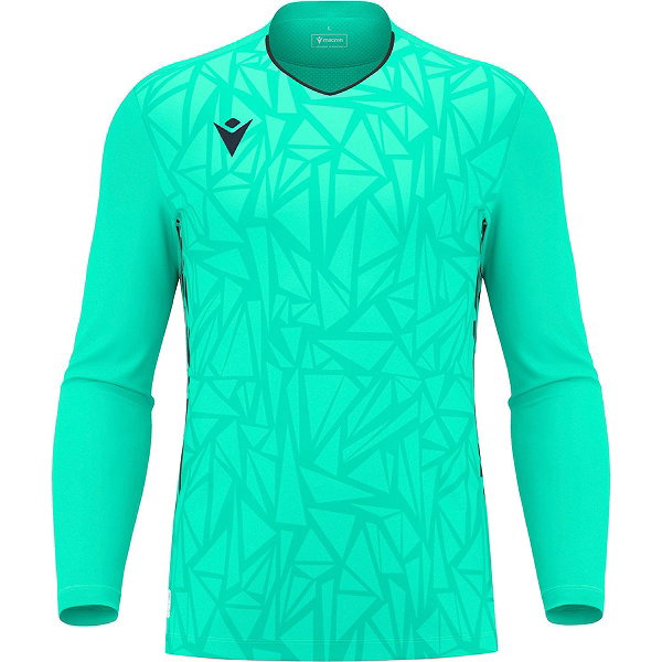 Macron Corvus Eco Tw-Trikot Langarm Herren - Türkis / Schwarz