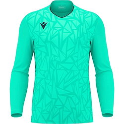 Macron Corvus Eco Tw-Trikot Langarm Herren - Türkis / Schwarz