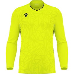Macron Corvus Eco Maillot De Gardien Manches Longues Enfants - Jaune Fluo / Noir