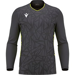 Vorschau: Macron Corvus Eco Tw-Trikot Langarm Kinder - Anthrazit / Neongelb