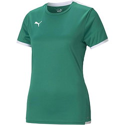Puma Teamliga Shirt Korte Mouw Dames - Groen