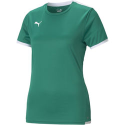 Voorvertoning: Puma Teamliga Shirt Korte Mouw Dames - Groen