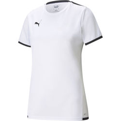 Voorvertoning: Puma Teamliga Shirt Korte Mouw Dames - Wit