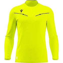 Macron Ponnet Eco Scheidsrechtersshirt Lange Mouw Heren - Fluogeel