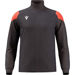 Macron Glory Prometheus Veste D'entraînement Zippée Hommes - Anthracite / Coral Fluor