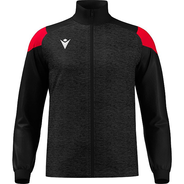 Macron Glory Prometheus Veste D'entraînement Zippée Enfants - Noir / Rouge
