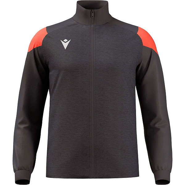Macron Glory Prometheus Veste D'entraînement Zippée Enfants - Anthracite / Coral Fluor
