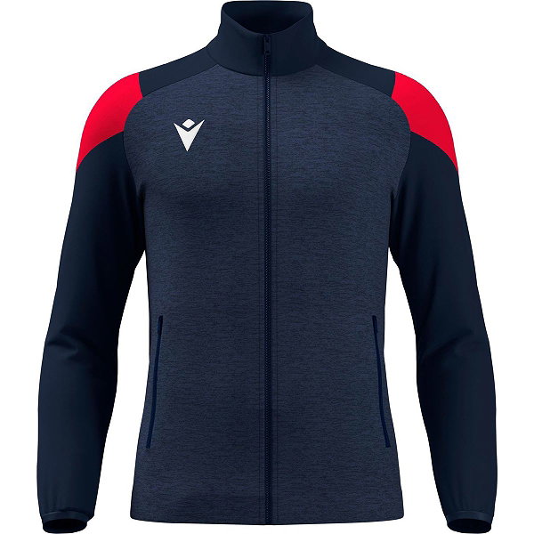 Macron Glory Vanir Veste D'entraînement Zippée Hommes - Marine / Rouge