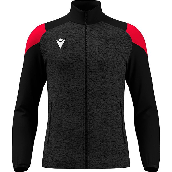 Macron Glory Vanir Trainingsvest Rits Kinderen - Zwart / Rood