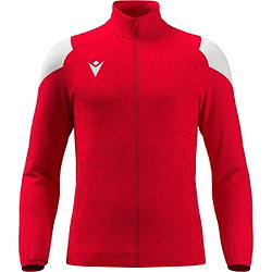 Macron Glory Vanir Trainingsvest Rits Kinderen - Rood / Wit