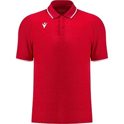 Macron Glory Aulos Poloshirt Herren - Rot / Weiß