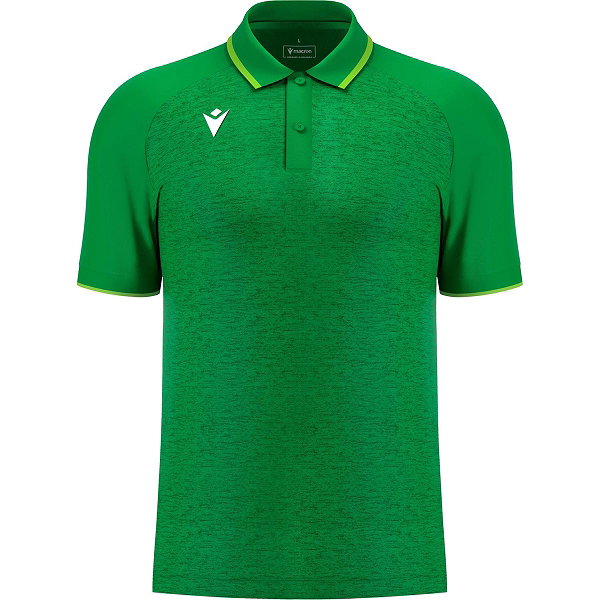 Macron Glory Aulos Poloshirt Herren - Grün / Neongrün
