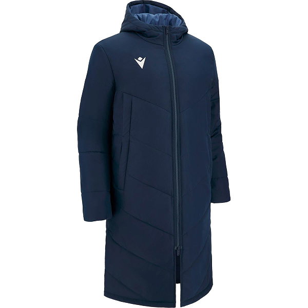 Macron Northland Long Coach Jacket Hommes - Marine