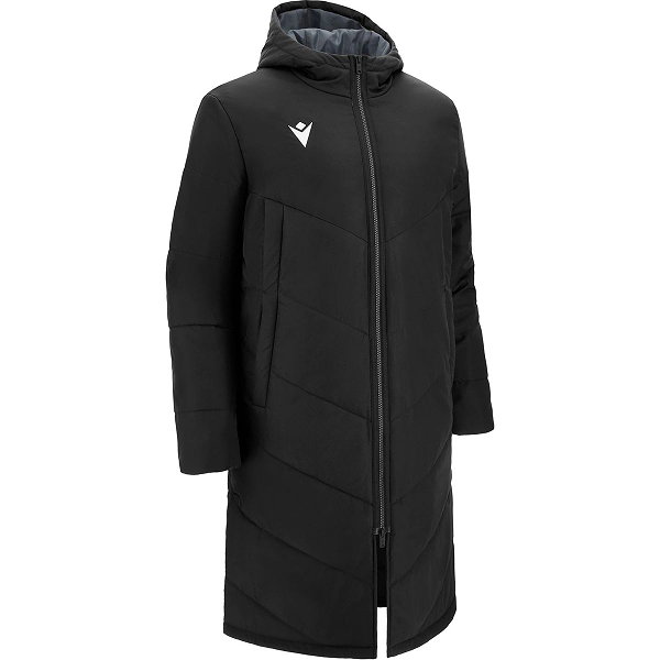 Macron Northland Long Coach Jacket Heren - Zwart