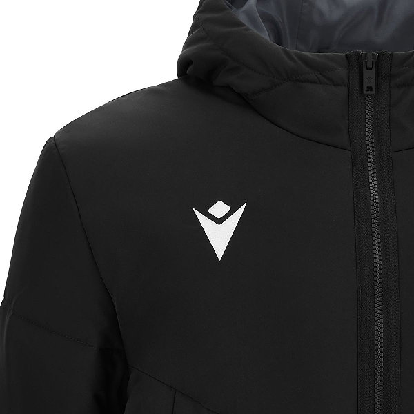 Macron Northland Long Coach Jacket Heren - Zwart