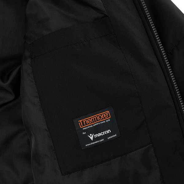 Macron Northland Long Coach Jacket Heren - Zwart