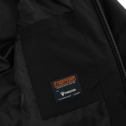 Voorvertoning: Macron Northland Long Coach Jacket Heren - Zwart