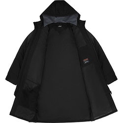 Voorvertoning: Macron Northland Long Coach Jacket Heren - Zwart