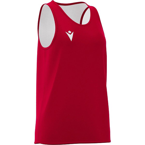 Macron F500 Maillot Réversible Femmes - Rouge / Blanc