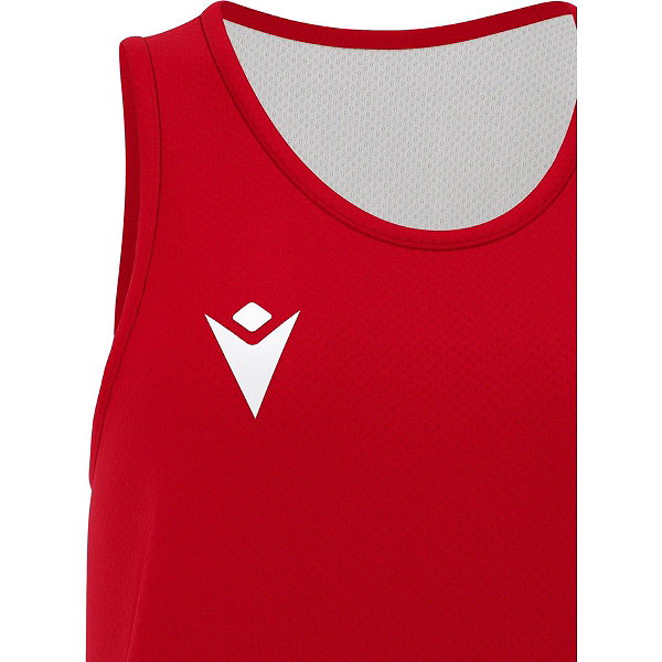 Macron F500 Maillot Réversible Femmes - Rouge / Blanc
