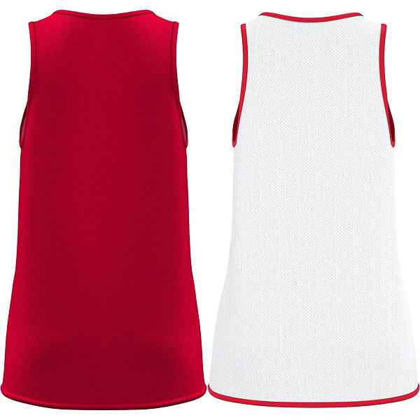Macron F500 Maillot Réversible Femmes - Rouge / Blanc