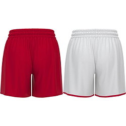 Vorschau: Macron F500 Wendeshort Damen - Rot / Weiß