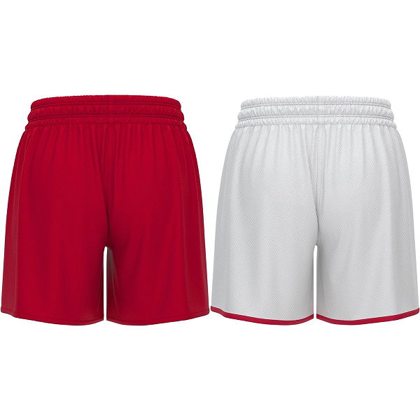 Macron F500 Short Réversible Enfants - Rouge / Blanc