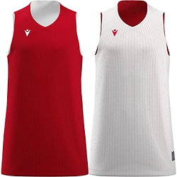 Macron Idaho Maillot Réversible Enfants - Rouge / Blanc