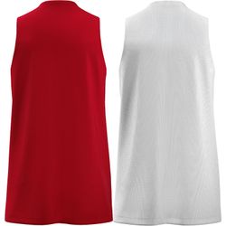 Voorvertoning: Macron Idaho Reversible Shirt Kinderen - Rood / Wit