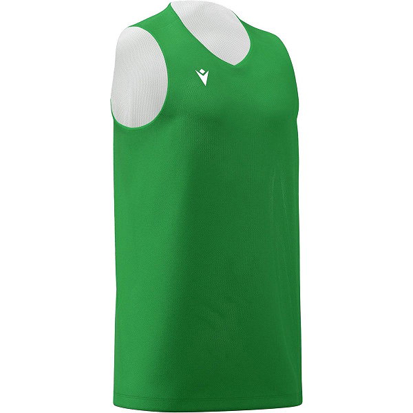 Macron Idaho Maillot Réversible Enfants - Vert / Blanc