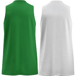 Présentation: Macron Idaho Maillot Réversible Enfants - Vert / Blanc