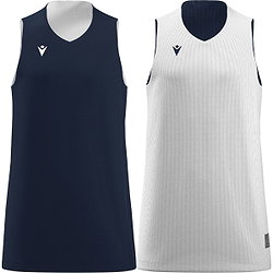 Présentation: Macron Idaho Maillot Réversible Enfants - Marine / Blanc