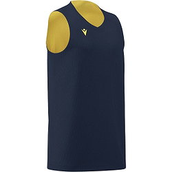 Présentation: Macron Idaho Maillot Réversible Enfants - Marine / Jaune