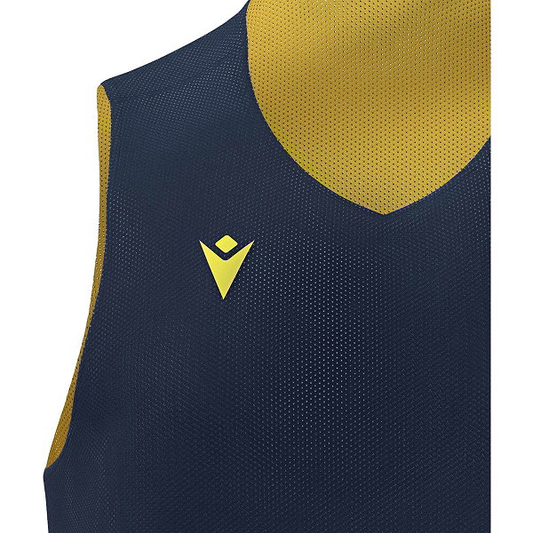 Macron Idaho Maillot Réversible Enfants - Marine / Jaune