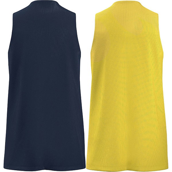 Macron Idaho Maillot Réversible Enfants - Marine / Jaune