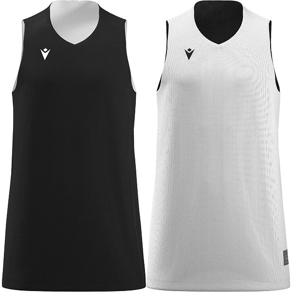 Macron Idaho Maillot Réversible Enfants - Noir / Blanc