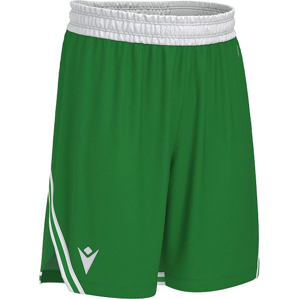 Macron Kansas Eco Basketballshort Herren - Grün / Weiß