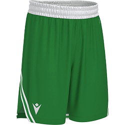 Vorschau: Macron Kansas Eco Basketballshort Herren - Grün / Weiß