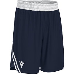 Vorschau: Macron Kansas Eco Basketballshort Herren - Marine / Weiß